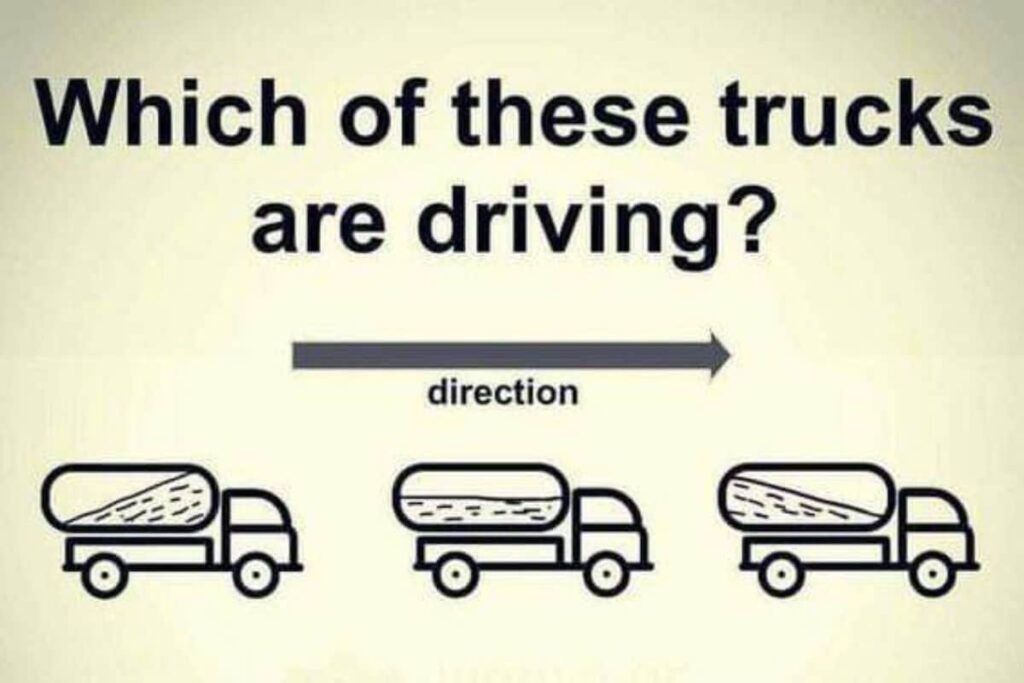 Optical Illusion: Can You Identify The Moving Truck? Hint: Observe The Water Tanks