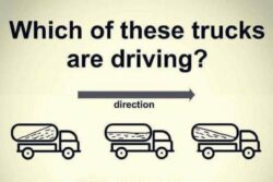 Optical Illusion: Can You Identify The Moving Truck? Hint: Observe The Water Tanks