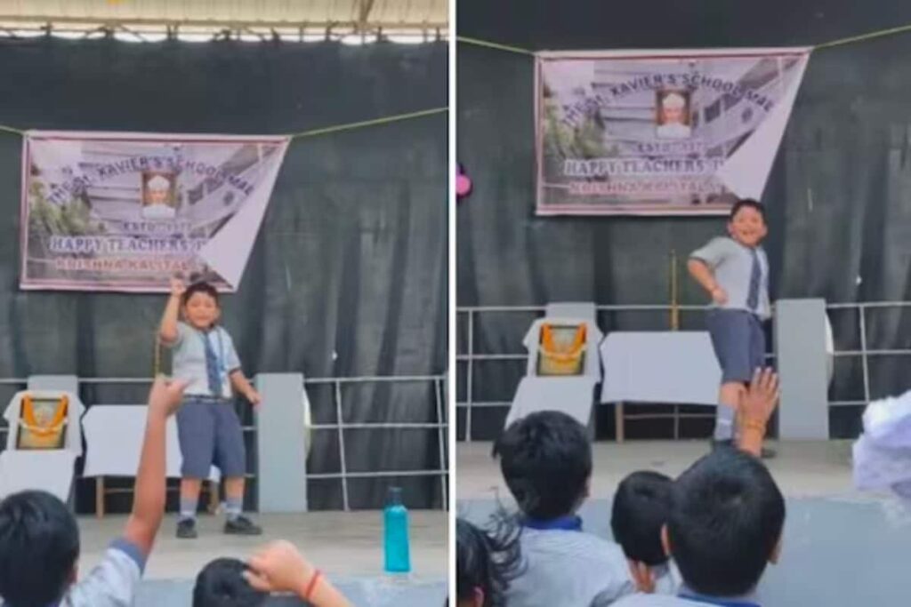West Bengal School Kid Dancing To Nepali Song Badal Barsa Bijuli Wins Internet