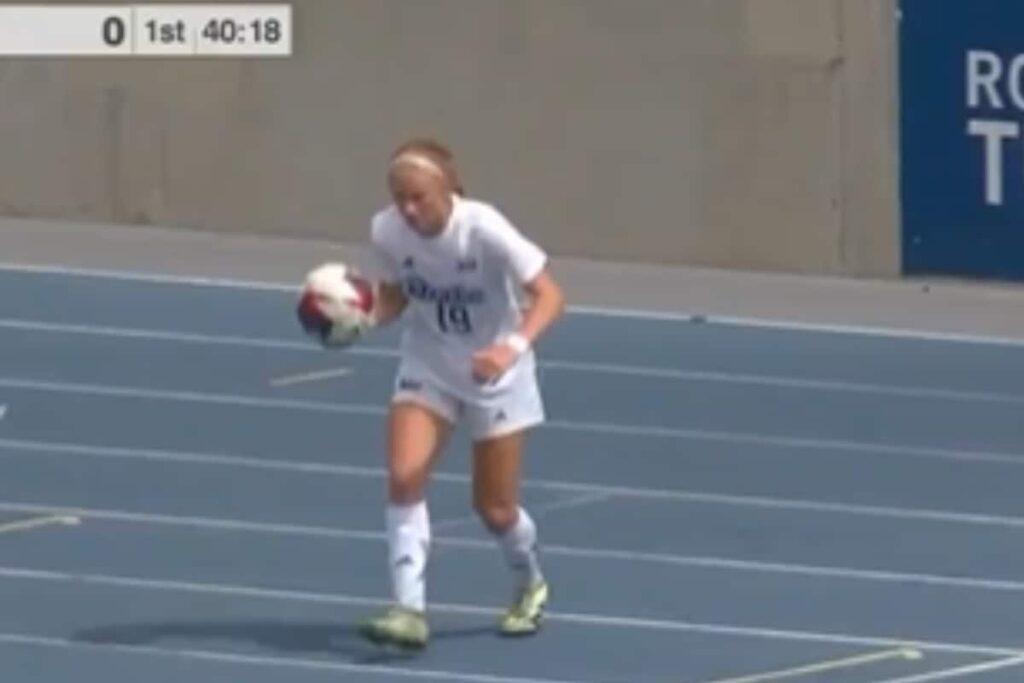 College Student's Unbelievable Somersault Throw-In Goal Will Leave You Stunned