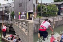 Watch: Man Leaves Boat, Climbs Bridge And Lands On It Again On The Other Side