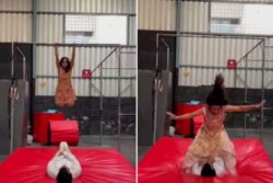 Watch: Gymnast's Perfect Landing Makes Netizens Wonder If They Can Ever Pull It Off