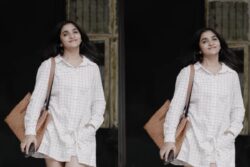 Divya Uruduga Looks Effortlessly Chic In Her Checked Short Dress