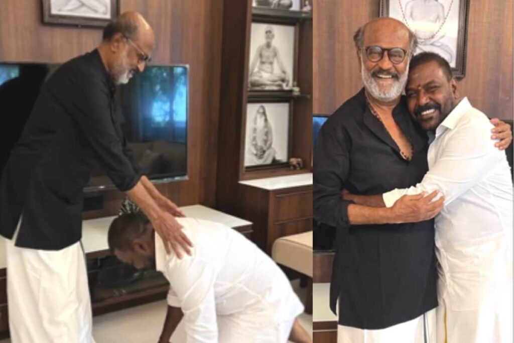 Raghava Lawrence Touches Rajinikanth's Feet, Takes Blessings Ahead Of Chandramukhi 2 Release