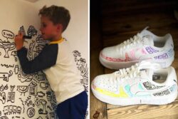 13-Year-Old Boy From UK, Who Kept Getting In Trouble For Doodling, Cracks A Nike Deal