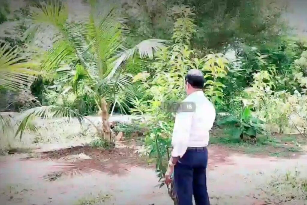 This Andhra Pradesh Man Has Planted Over 100 Trees At Workplace In 3 Years