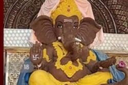In Visakhapatnam, Ganesha Idol Made Of Chocolate Has Locals' Attention