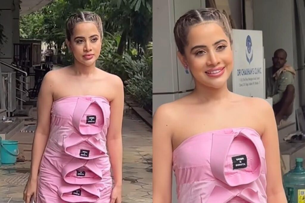 Urfi Javed Gets BRUTALLY Trolled For Latest Outfit Made Of Shirt, Netizens Call Her ‘Cartoon’; Watch
