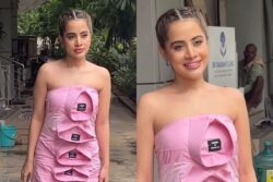 Urfi Javed Gets BRUTALLY Trolled For Latest Outfit Made Of Shirt, Netizens Call Her ‘Cartoon’; Watch