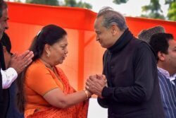 Rajasthan Polls: BJP to Field Vasundhara Raje Against Ashok Gehlot From Sardarpura Seat, Say Sources