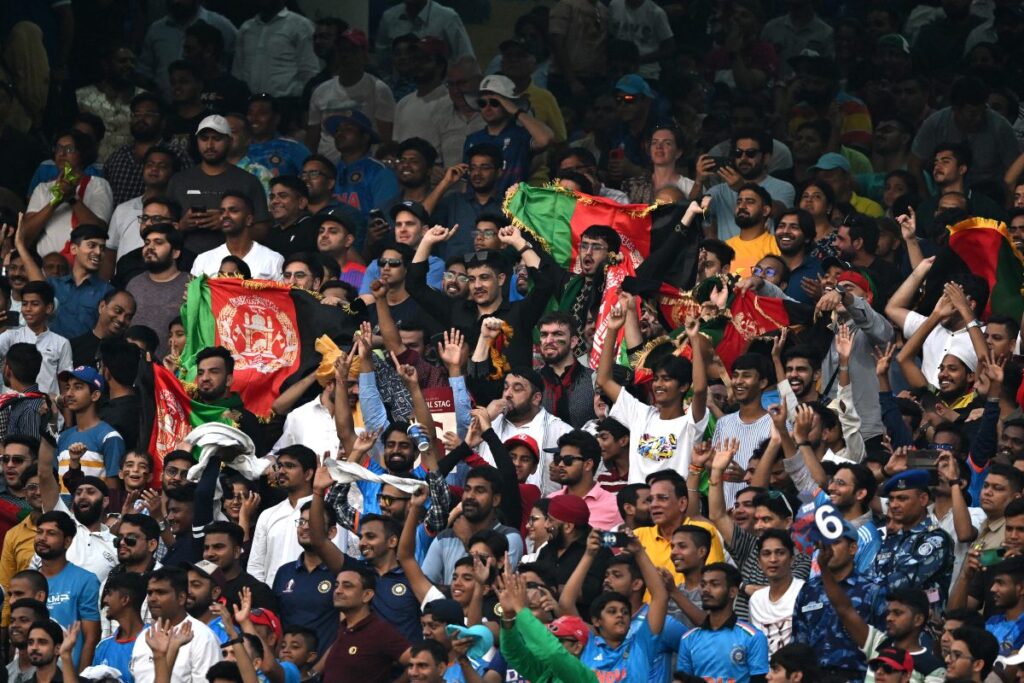 World Cup 2023: Delhi Crowd Cheers for Rashid Khan, Makes it 'Second Home' for Afghanistan as They Stun England
