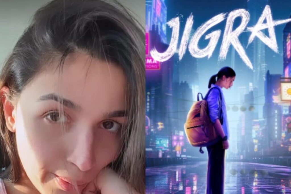 Alia Bhatt Flaunts Her No-Makeup Look As She Heads To Night Schedule For Vasan Bala’s Jigra; See Photo