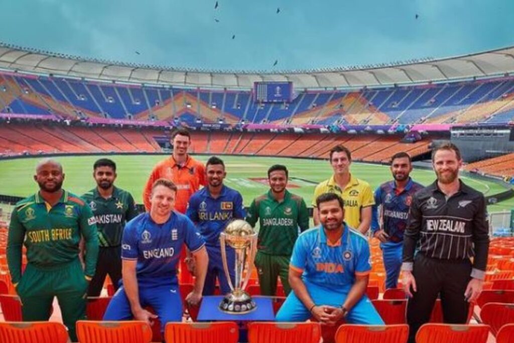 ICC World Cup 2023: All 10 Captains Pose with the Cup as Mega Cricket Carnival Begins in India - WATCH