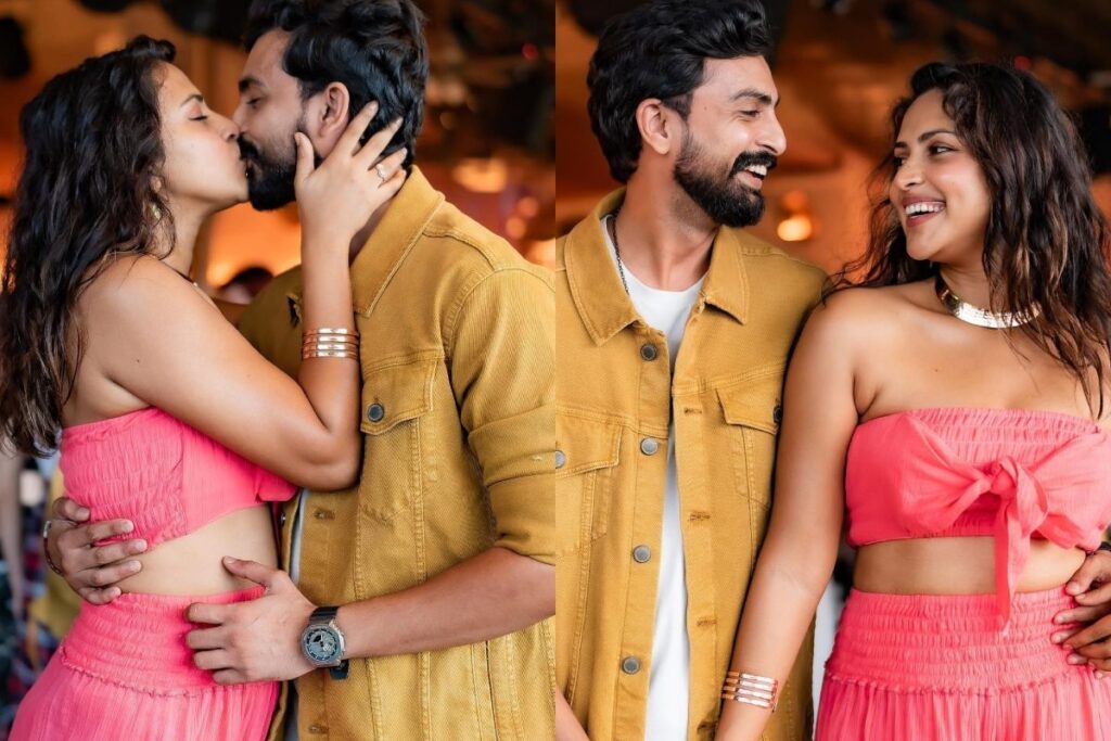 Amala Paul, Jagat Desai Seal Their Engagement With A Romantic KISS; Actress Pens 'Our Love Story...'