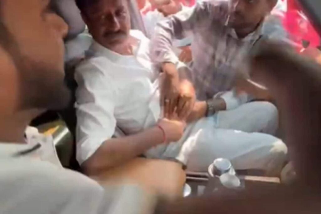BRS MP Prabhakar Reddy Stabbed While Campaigning in Poll-bound Telangana