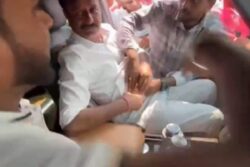 BRS MP Prabhakar Reddy Stabbed While Campaigning in Poll-bound Telangana