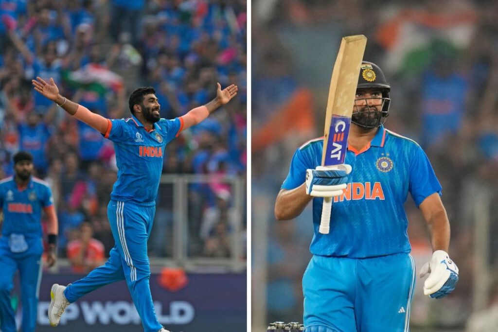 ICC Cricket World Cup 2023: Jasprit Bumrah Leading Wicket-taker, Rohit Sharma Third in List of Top Run-getters