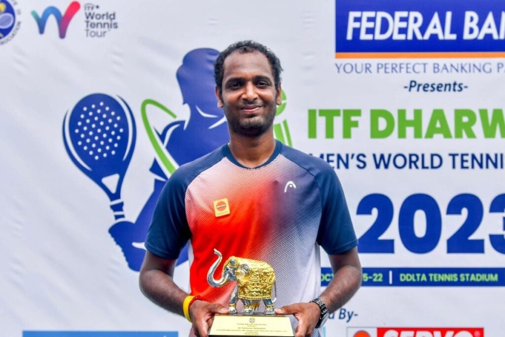 ITF Dharwad Men’s World Tennis Tour: Ramkumar Ramanathan Claims Title With Win Over Digvijay Pratap Singh