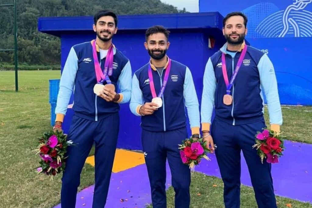 Asian Shooting Championship: Indian Men's Skeet Unit Claims Gold in Changwon