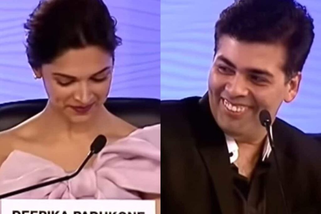 Karan Johar Forces Deepika To Compliment Katrina Kaif in Viral Video: 'Loved Her In Dhoom, No?'