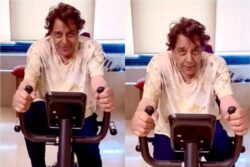 Dharmendra Gives Fitness Goals at The Age of 87, Works Out On a Cycle; Watch