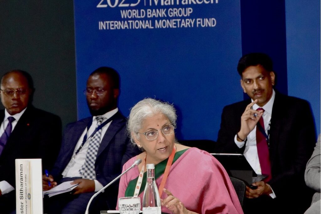FM Nirmala Sitharaman Stresses on Need for IMF to Remain Well Capitalised