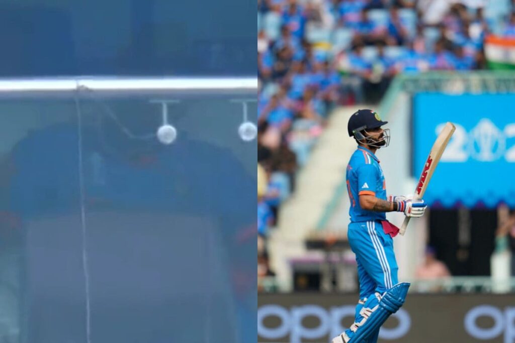 Watch: Virat Kohli Furiously Punches Sofa, Vents Frustration in Dressing Room After First World Cup Duck