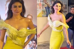 Mouni Roy Slips Into A Sexy Off Shoulder Gown For The Screening Of Her OTT Release; Watch