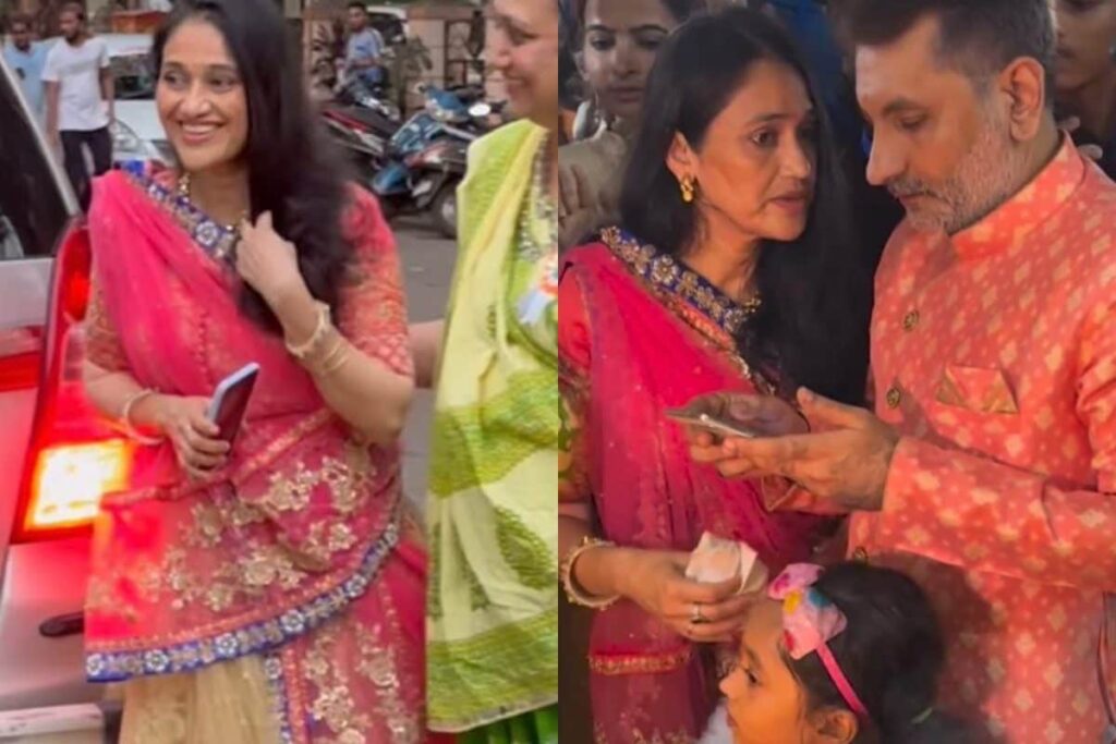 TMKOC's Dayaben AKA Disha Vakani Spotted With Hubby And Daughter Amid Comeback Rumours, Watch