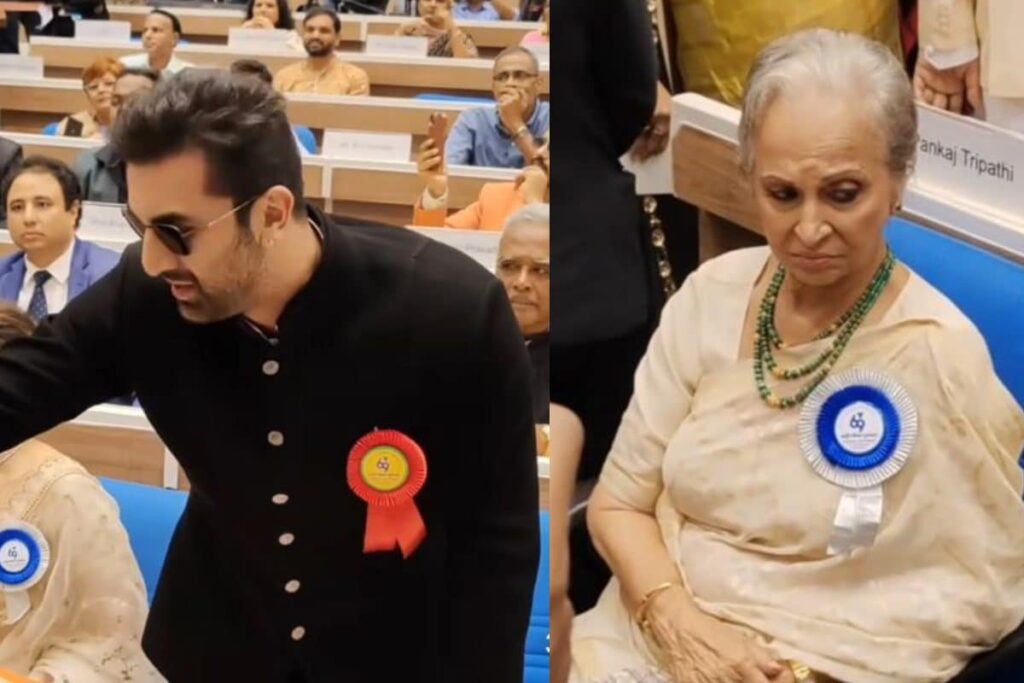 Ranbir Kapoor ANGRY After Photographers Swarm Waheeda Rahman, Asks Them To Be Cautious; Watch