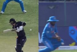 IND vs NZ: Mohammed Shami Picks Wicket on First Ball of World Cup, Almost Gets Another But Jadeja Drops Ravindra | WATCH