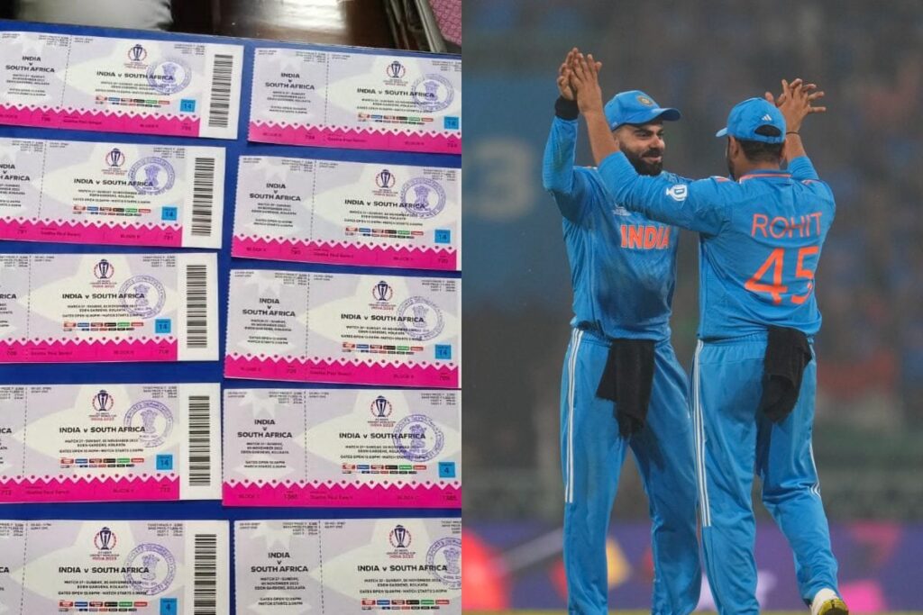 India-South Africa World Cup Tickets Worth Rs 2500 Selling For Rs 11,000 in Black; Kolkata Man Arrested