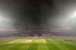 IND vs NZ: Play in Dharamsala Interrupted Due to Inclement Weather and Low Visibility