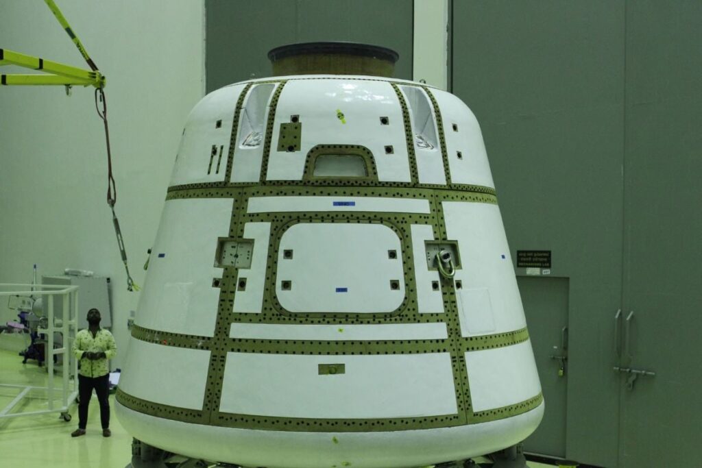 KCP Heavy Engineering Unit Delivers Gaganyaan Crew Module Structure to ISRO