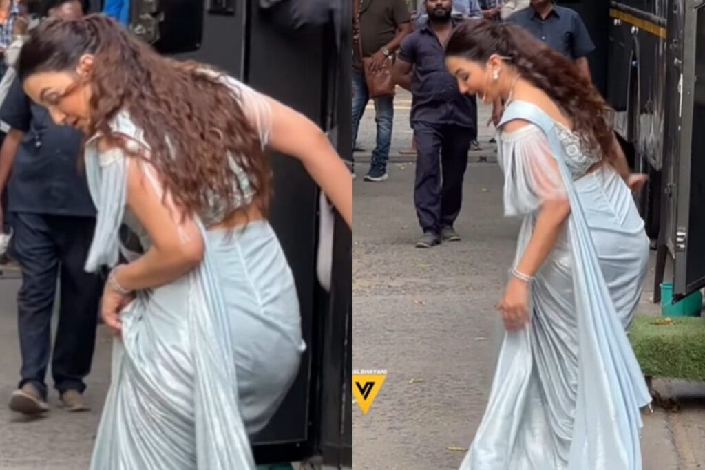 Gauahar Khan Nearly Falls While Shooting For Jhalak Dikhhla Jaa; Video Goes Viral