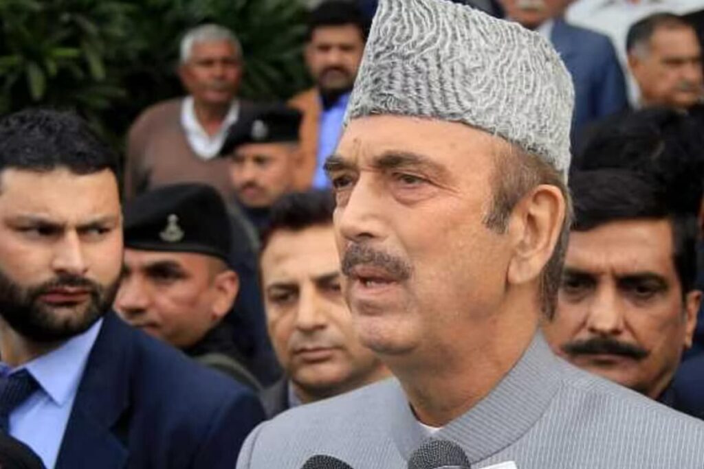 "Not Interested," Says Ghulam Nabi Azad To Dispel Rumours On Next J&K LG