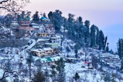 Mild Snowfall in Himachal's Kinnaur, Kullu, Lahaul and Spiti