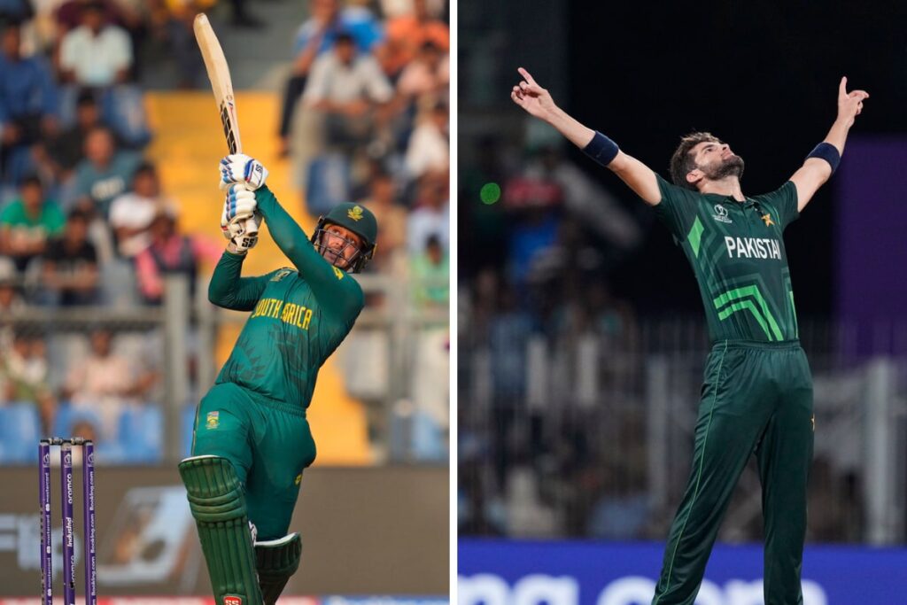 ICC World Cup 2023: Quinton de Kock Leads Golden Bat Race, Shaheen Afridi Top in Golden Ball List