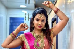 Bigg Boss Telugu Fame Ariyana Glory Redefines Class In Her Traditional Pink Lehenga Look