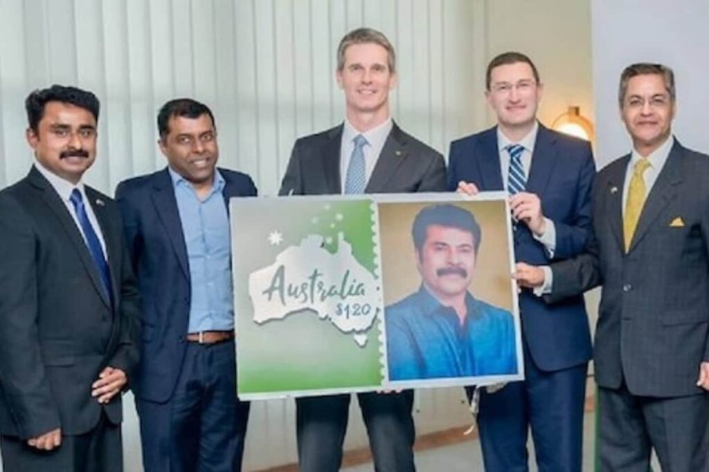 Australian Parliament Releases Personalised Stamp To Honour Mammootty