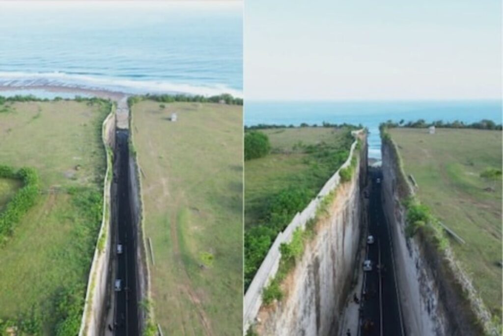 Why The Road Leading To Bali's Pandawa Beach Has Internet's Attention