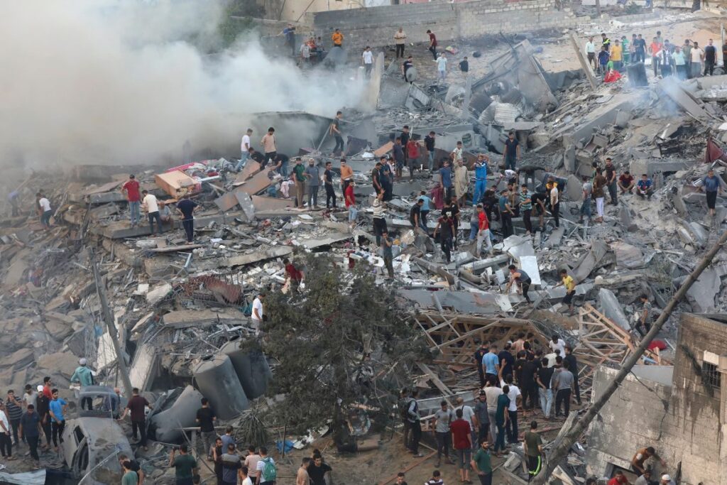 Palestinians Plead ''Stop The Bombs'' at UN Meeting but Israel Insists Hamas Must Be ''Obliterated''