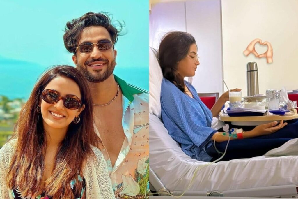 Aly Goni Visits Jasmin Bhasin In Hospital, Drops Her Photo As She Recovers From Stomach Infection