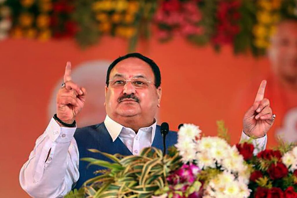 JP Nadda Holds Talks with BJP Leaders in Udaipur, Jodhpur