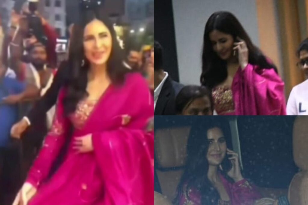 Katrina Kaif Covers Her Belly With Dupatta, Sparks Pregnancy Rumours; Video Goes Viral