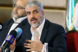 Hamas Leader Khaled Meshaal Says Hostages Could Be Freed if Israel Stops Bombing Gaza