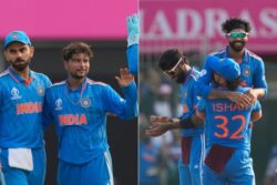 IND vs AUS ICC World Cup 2023: India to Chase 200 After Ravindra Jadeja, Kuldeep Yadav Spell Trouble for Australia