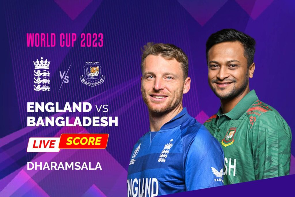 ENG vs BAN Live Updates: Defending Champions England Eye Recovery against Bangladesh in Dharmsala