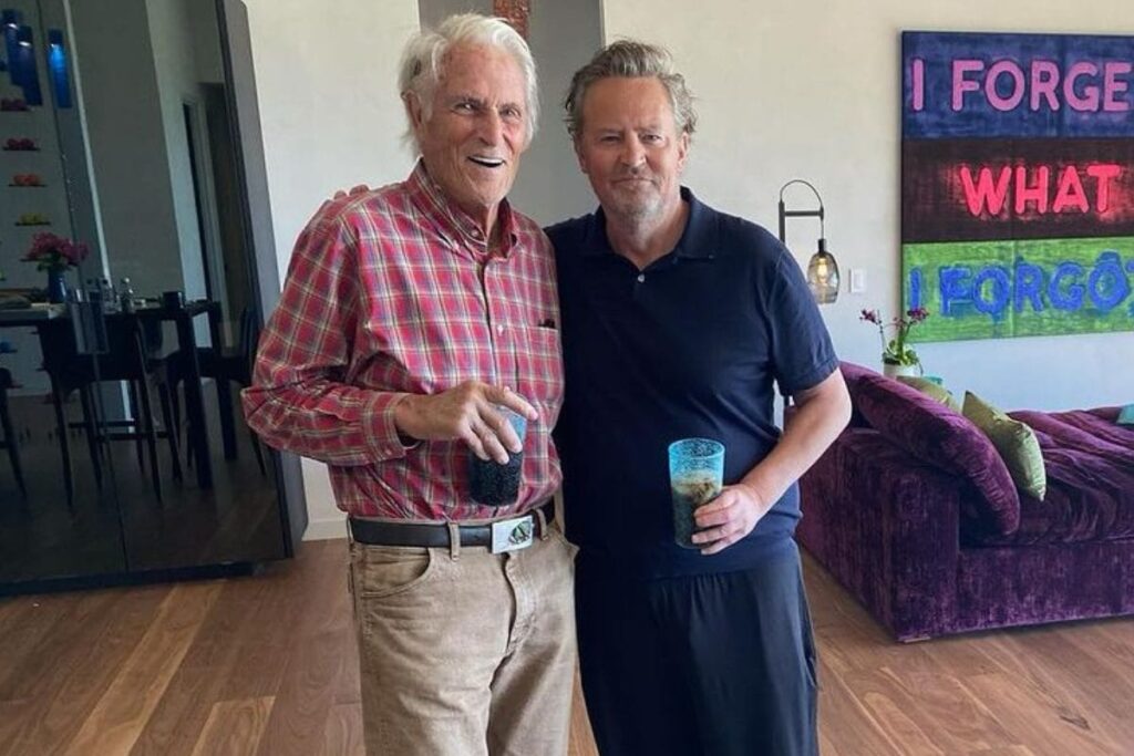 Matthew Perry's Stepdad Keith Morrison Consoles Friends Star's Parents After His Death, Video Goes Viral