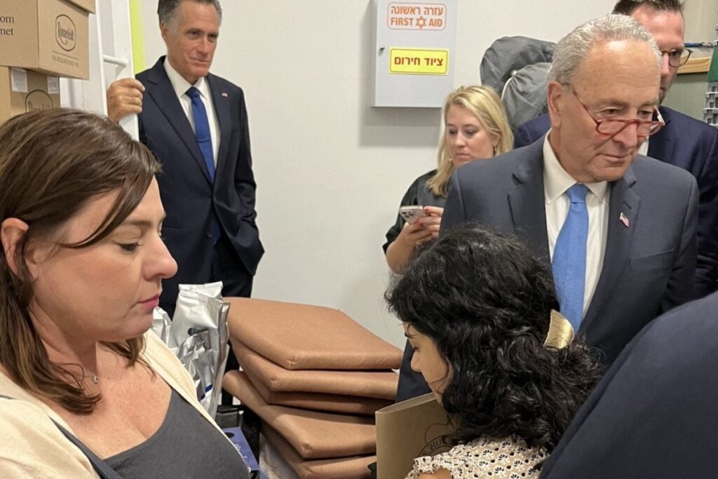 US Senators Huddle in Bomb Shelter in Tel Aviv to Save Themselves from Hamas Rocket Attack